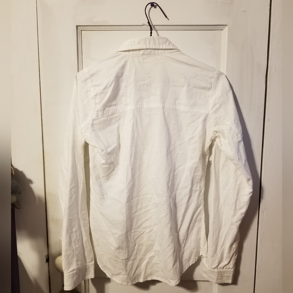 Pretty Rebellious Button Up Long Sleeve Bedazzled Shirt - Picture 3 of 3